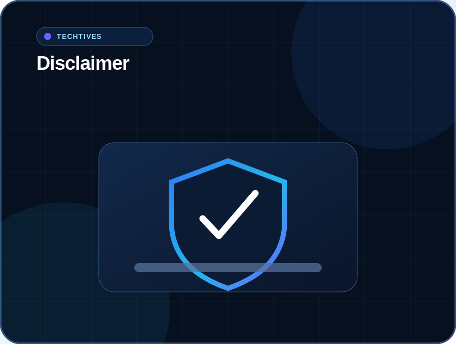 Disclaimer